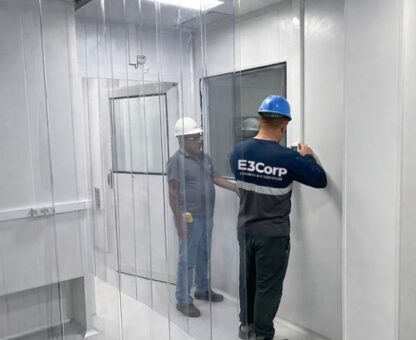 sala-limpa-laboratório feito pela E3corp