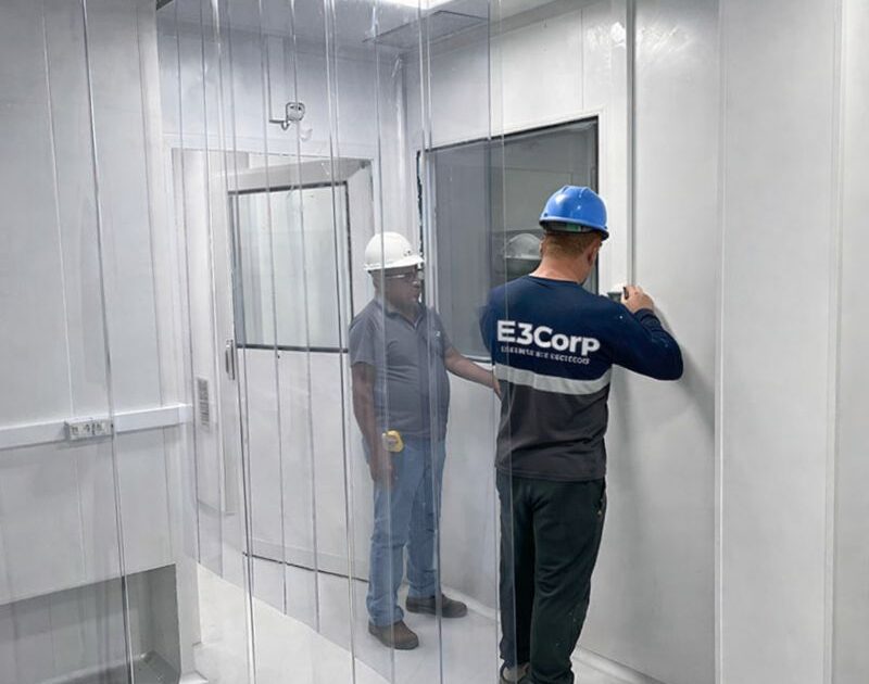 sala-limpa-laboratório feito pela E3corp