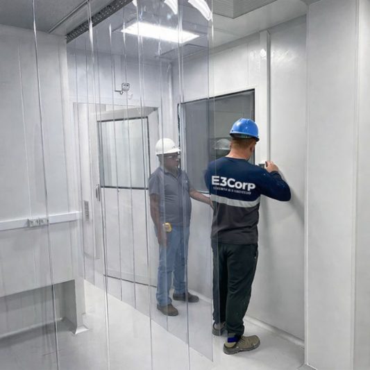 sala-limpa-laboratório feito pela E3corp